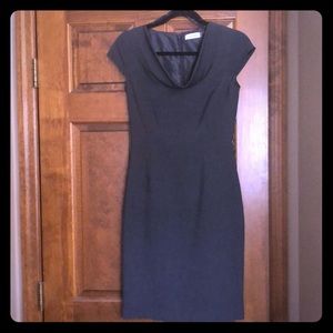 Calvin Klein Grey Sheath Dress
